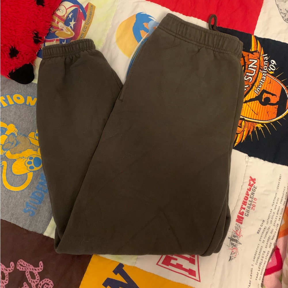 Aritzia Green Sweatpants Casual Comfort